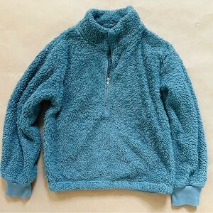 Sunset Blue Sherpa Pullover